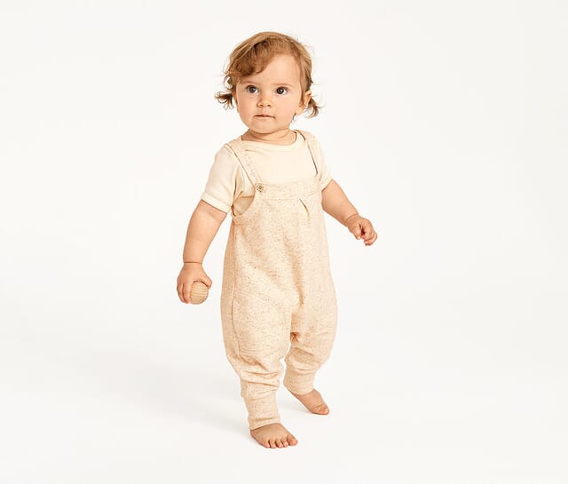 Baby bodysuits made from 100% organic cotton.