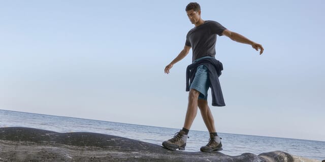 Naturally functional outdoor clothing for men