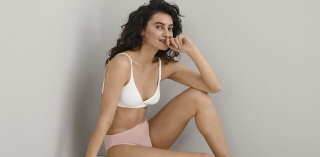 Natural bras, tops and bustiers