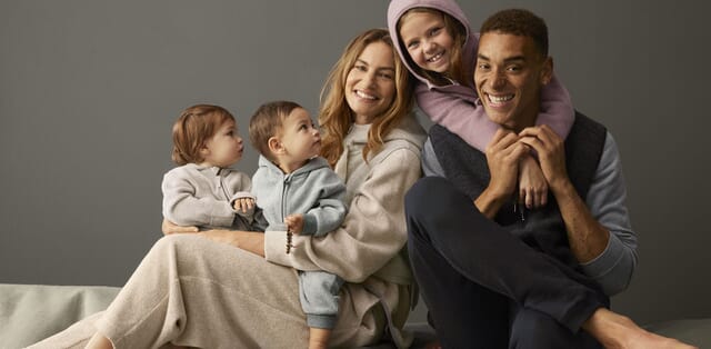 Natural fleece clothing for the whole family