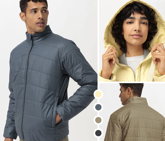 Nature Shell quilted jacket