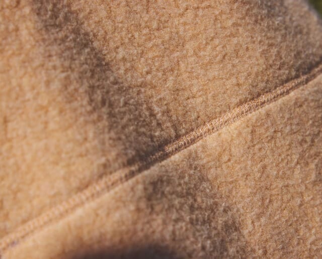 Wool fleece made from organic merino.