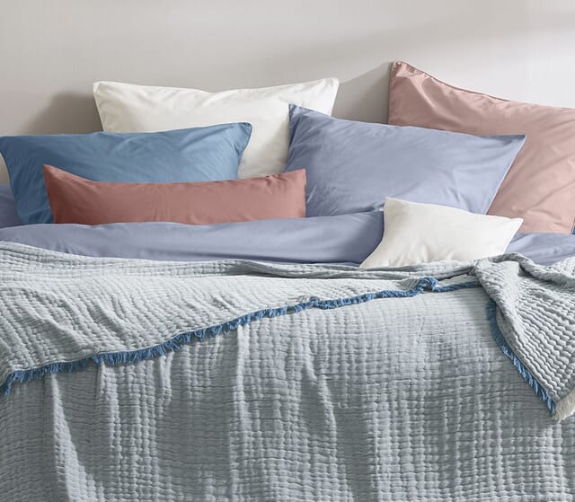 Ice blue: FRESH ACCENTS FOR EVERY ROOM.