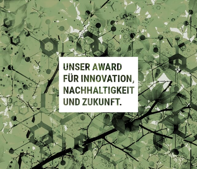 Our award for innovation, sustainability and future