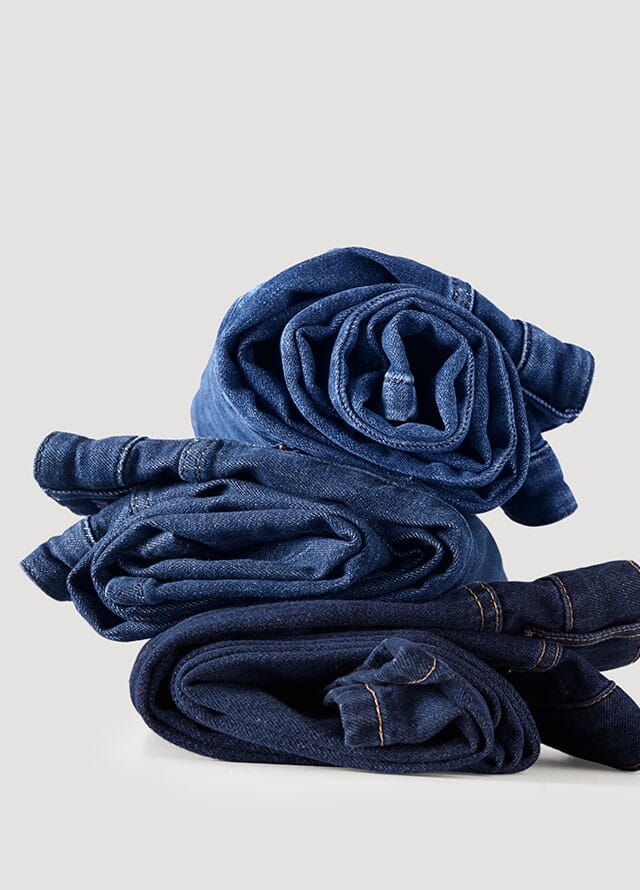 Men's jeans made from organic denim