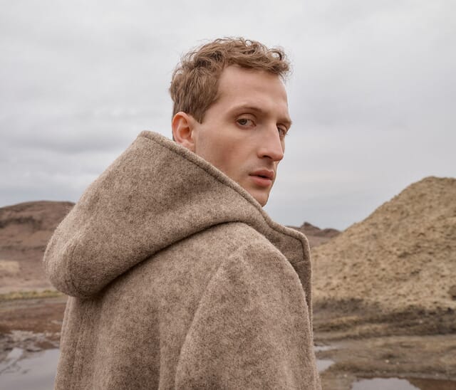 Men's clothing made from Rhön wool